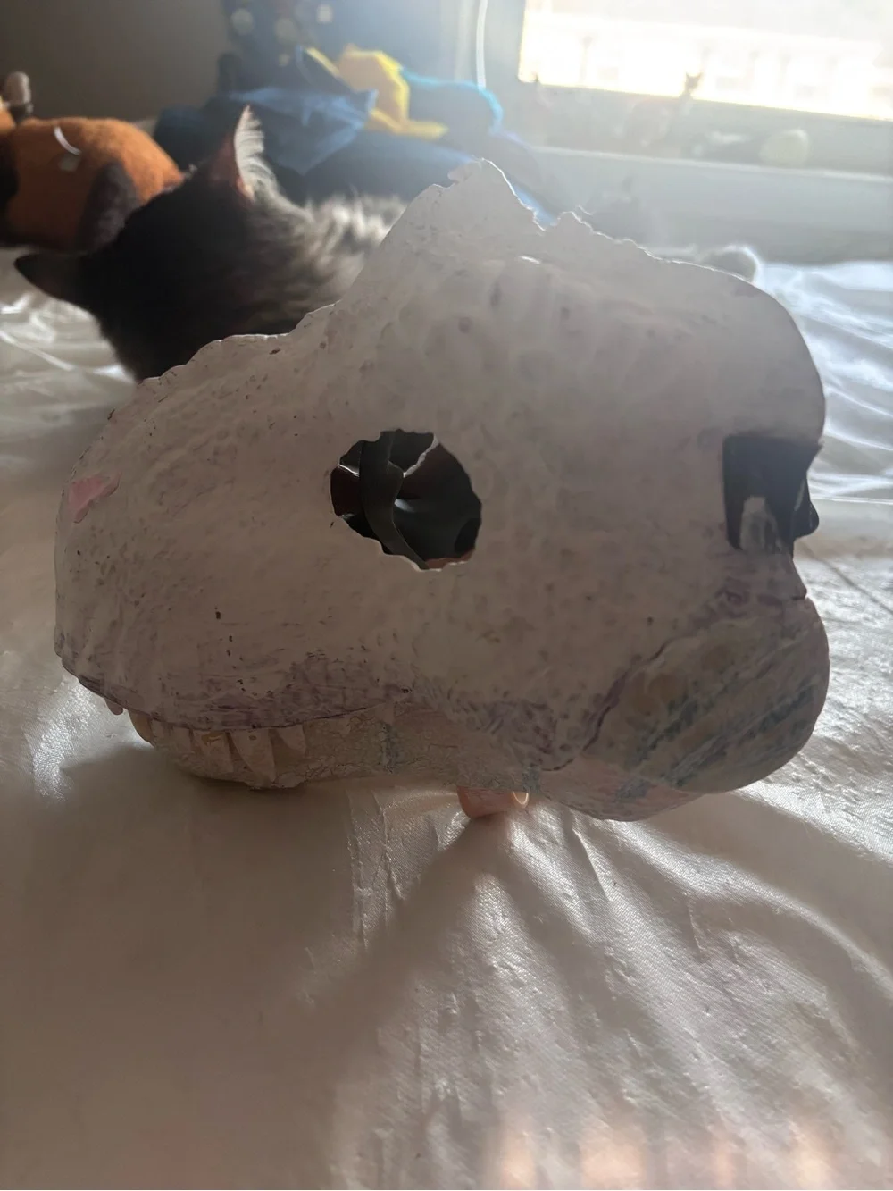 T. rex Dino Fursuit head mask handmade Jurassic park Jurassic World